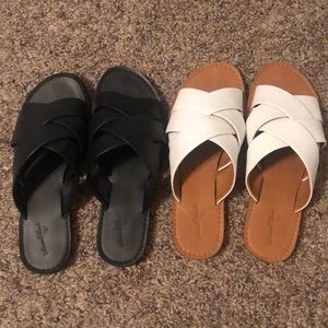 Universal thread Krissy crossband sandals